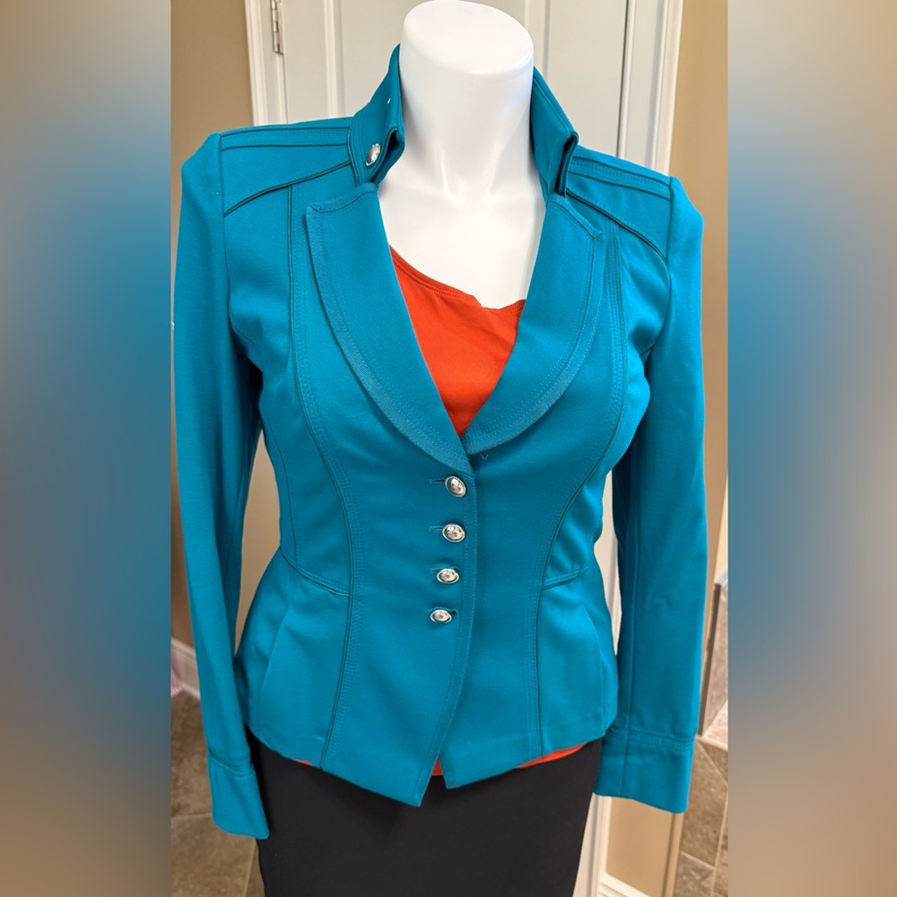 White House Black Market blue blazer